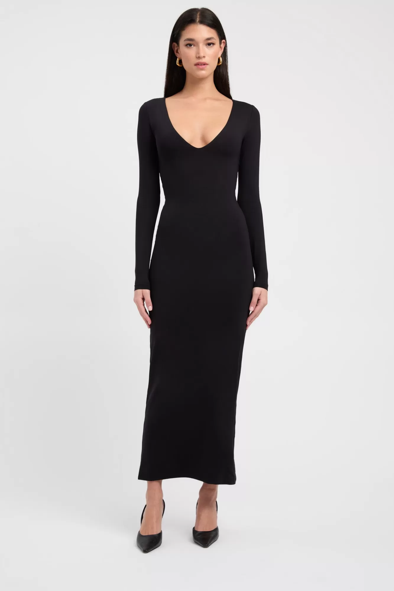 KOOKAÏ Olivia Midi Dress Black Fashion