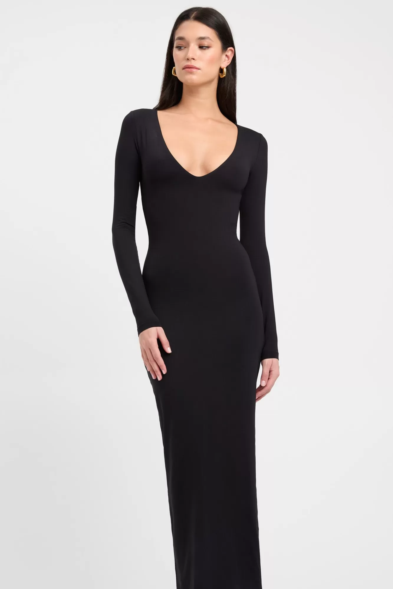 KOOKAÏ Olivia Midi Dress Black Fashion