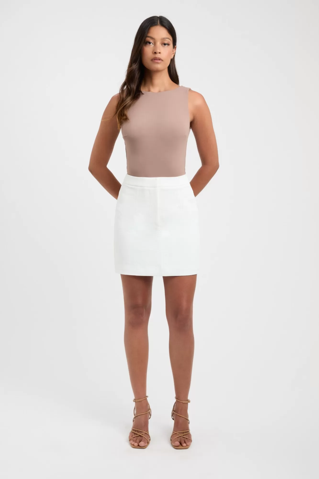 KOOKAÏ Oyster Core Mini Skirt Natural White Online