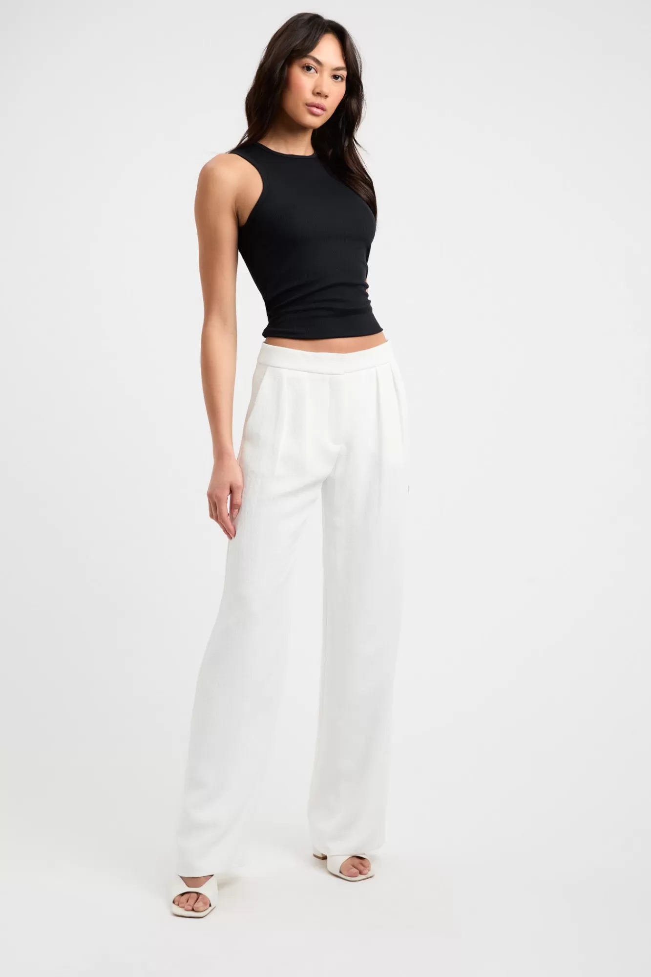 KOOKAÏ Oyster Low Rise Pant Natural White Sale