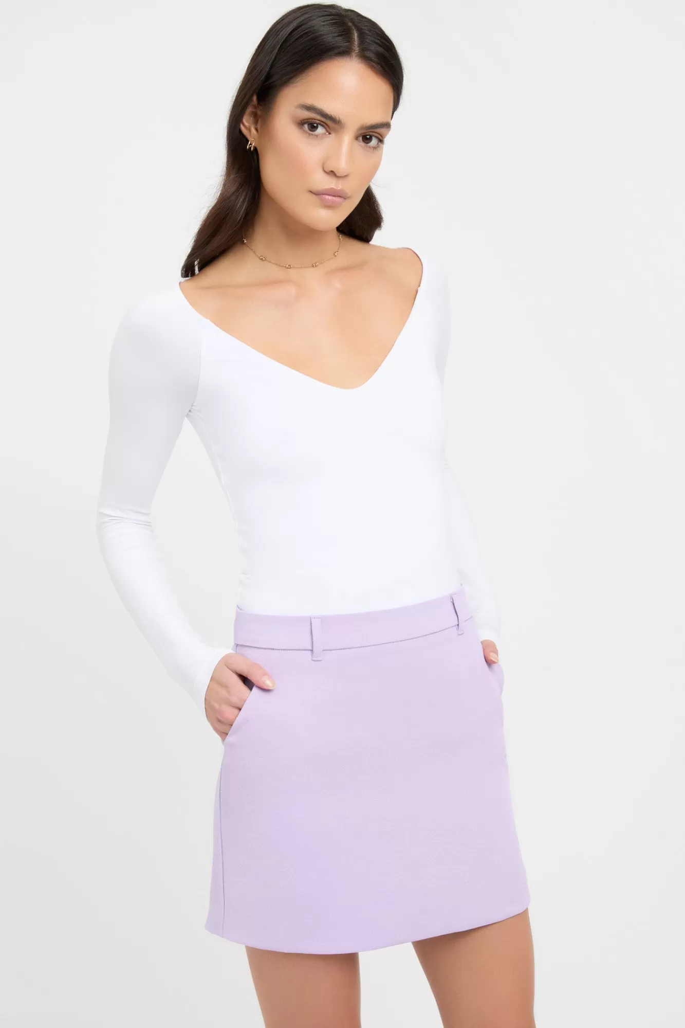 KOOKAÏ Oyster Low Rise Skirt Passion Flower Cheap