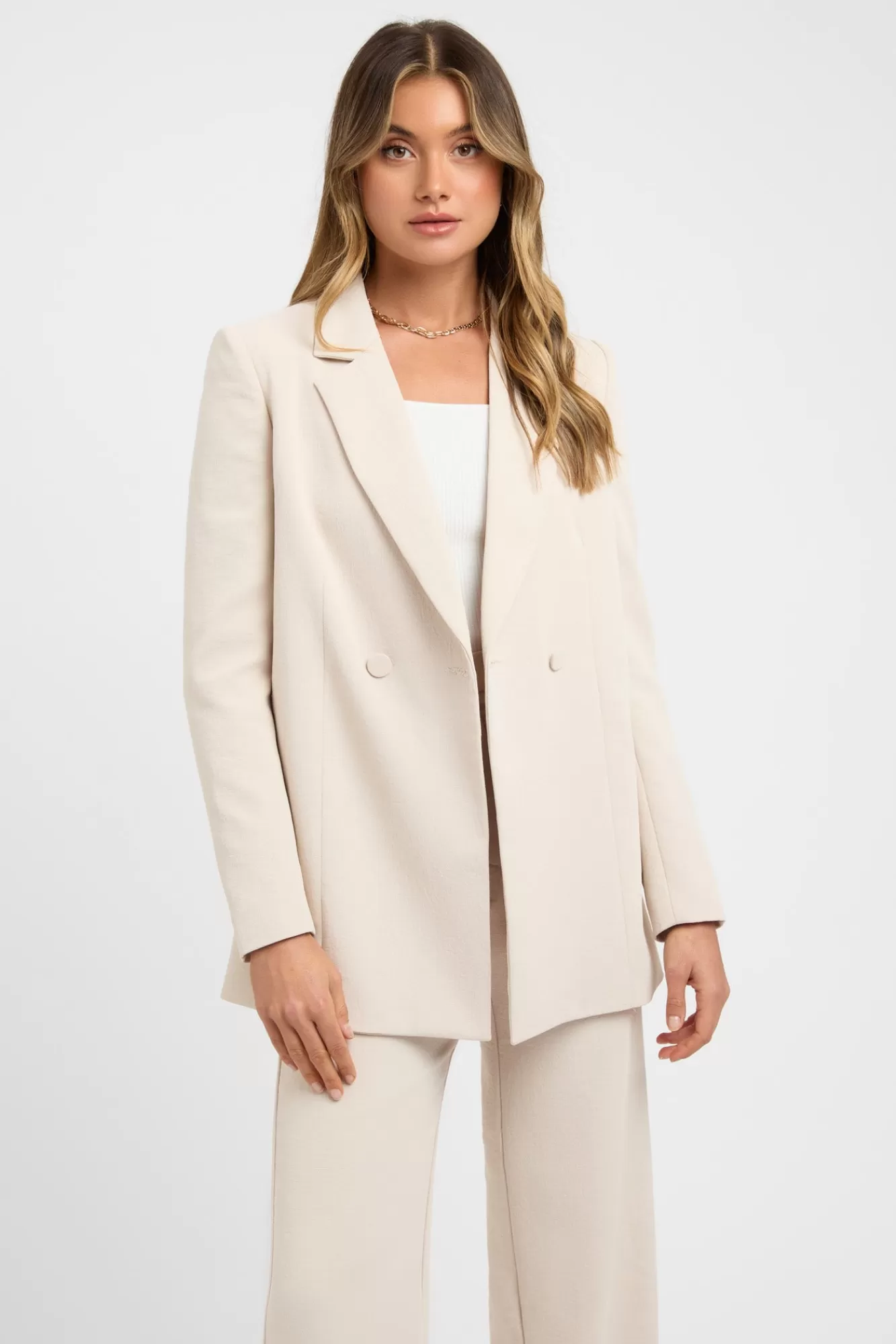 KOOKAÏ Oyster Oversized Blazer Shell Outlet