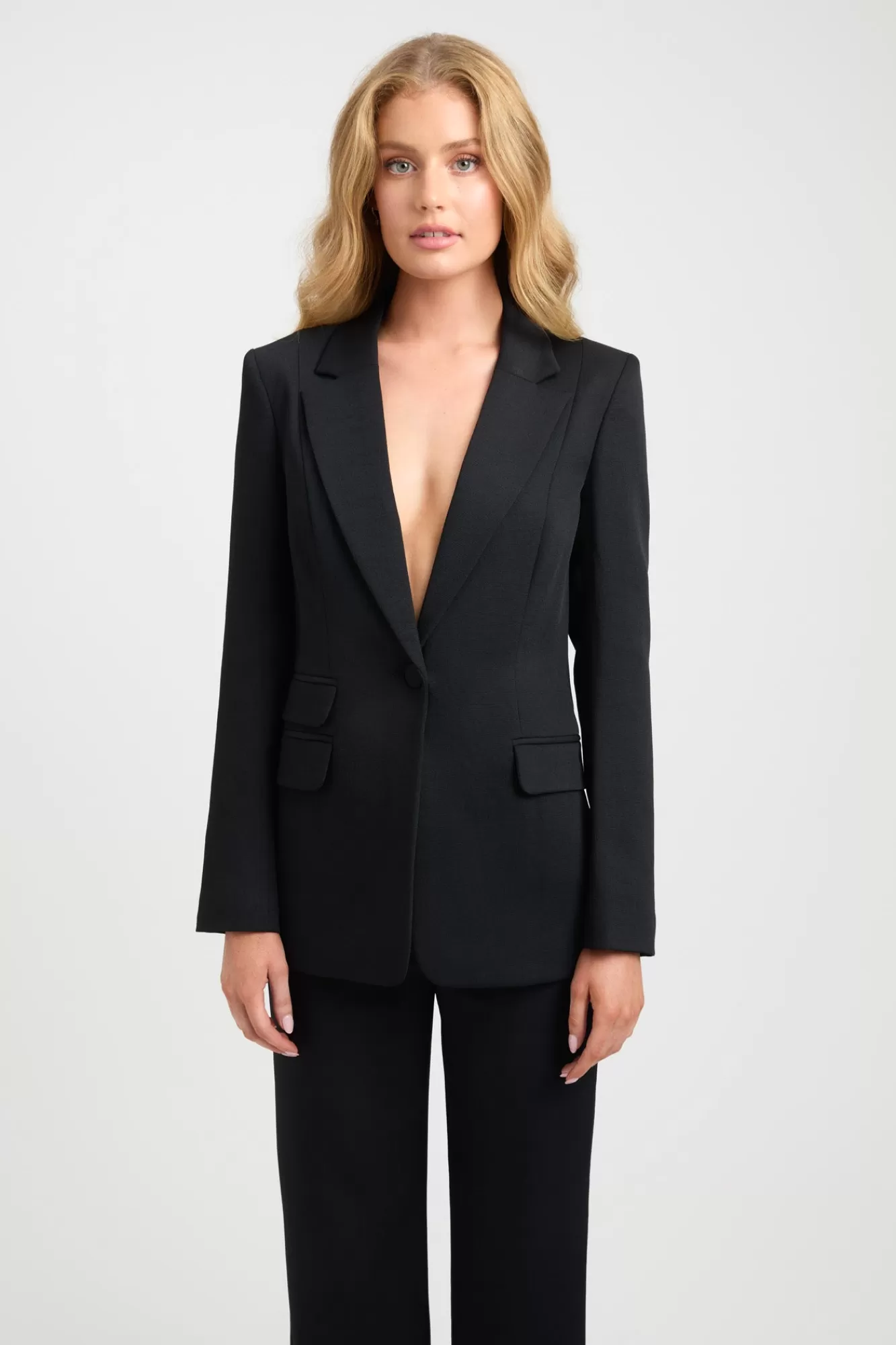 KOOKAÏ Oyster Pocket Blazer Black Cheap