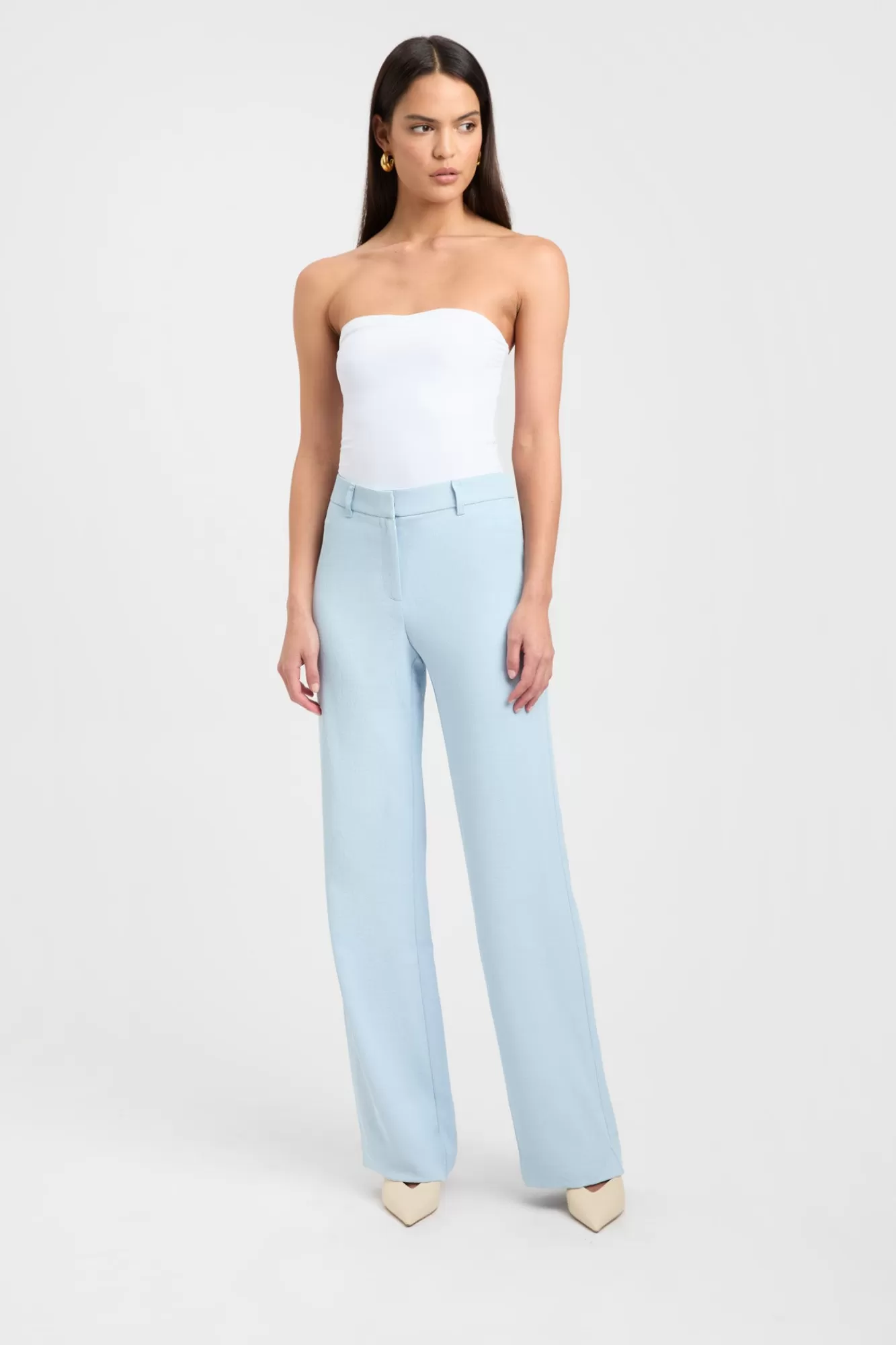 KOOKAÏ Oyster Suit Pant Celestial Blue Flash Sale