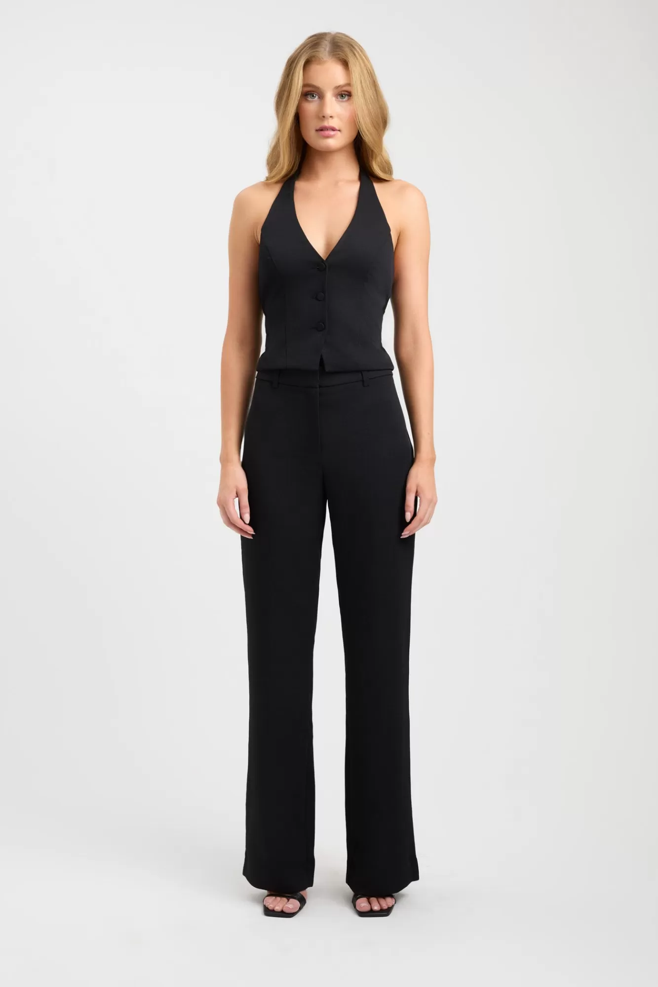 KOOKAÏ Oyster Suit Pant Black Cheap