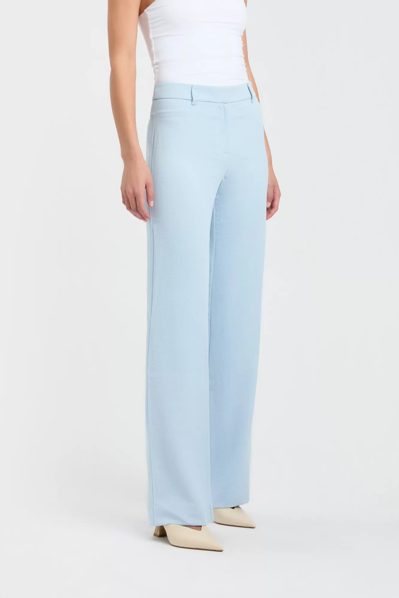 KOOKAÏ Oyster Suit Pant Celestial Blue Flash Sale