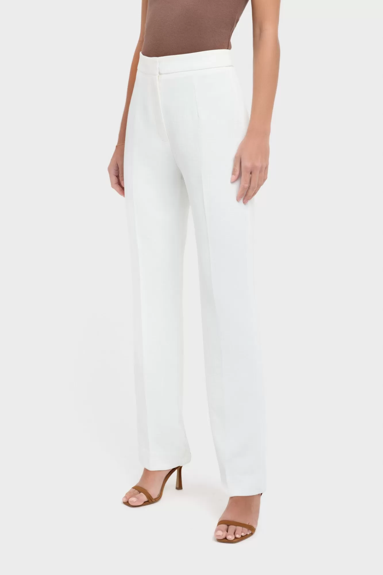 KOOKAÏ Oyster Tapered Pant Natural White Clearance