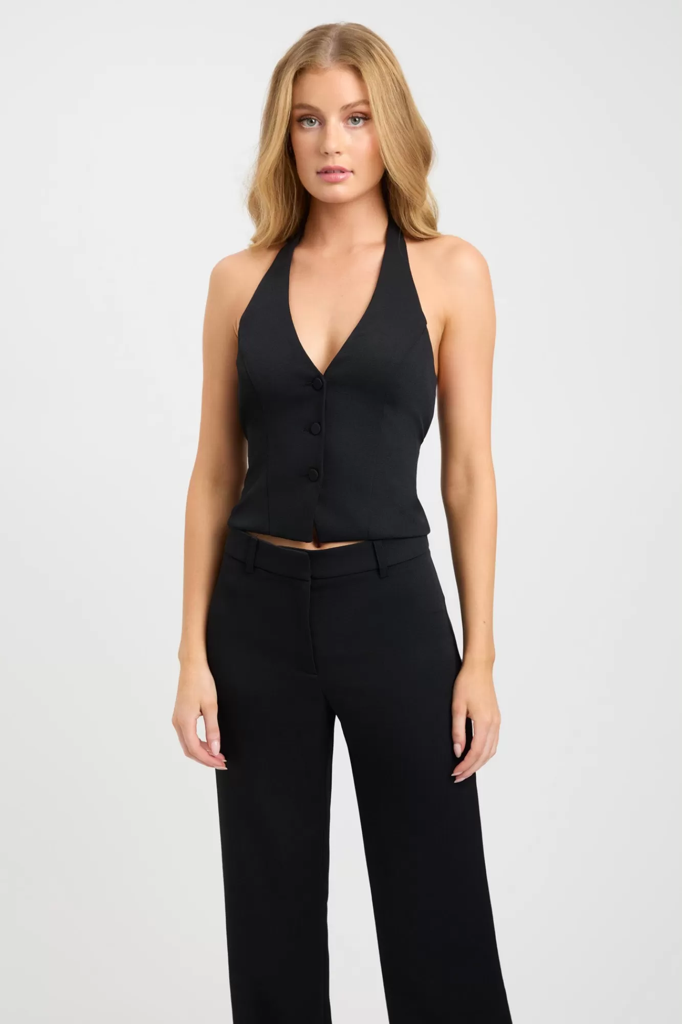 KOOKAÏ Oyster Vest Top Black Store