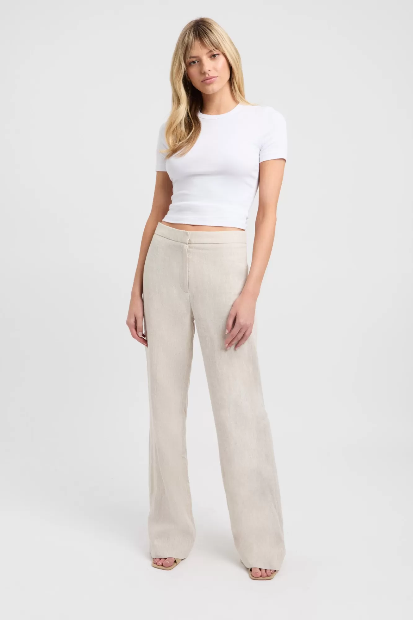 KOOKAÏ Palm Low Rise Pant Wheat Cheap