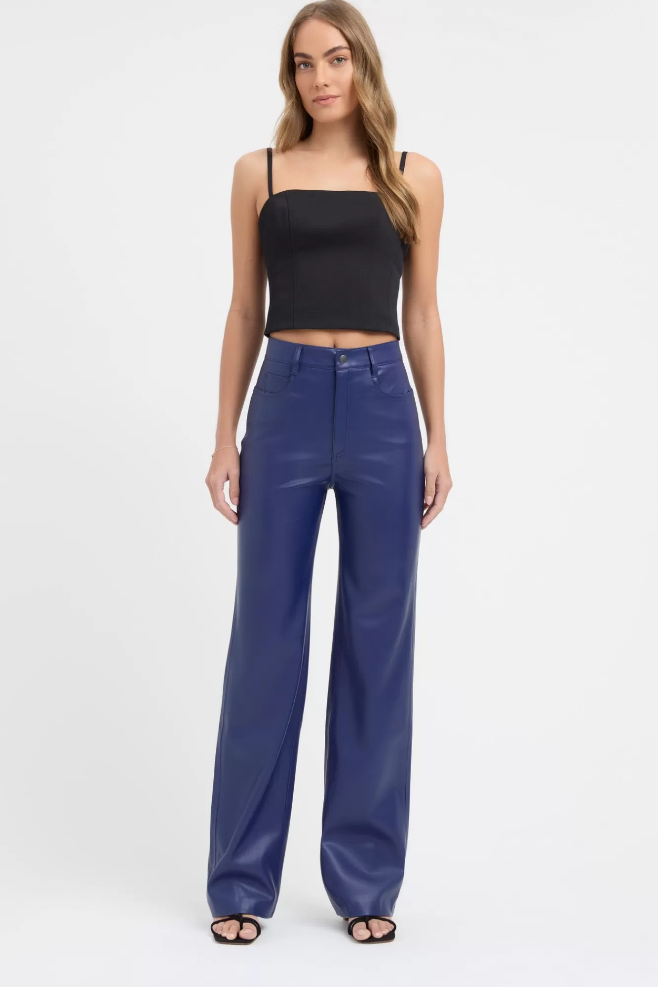 KOOKAÏ Phoenix Wide Leg Pant Dark Sapphire Store