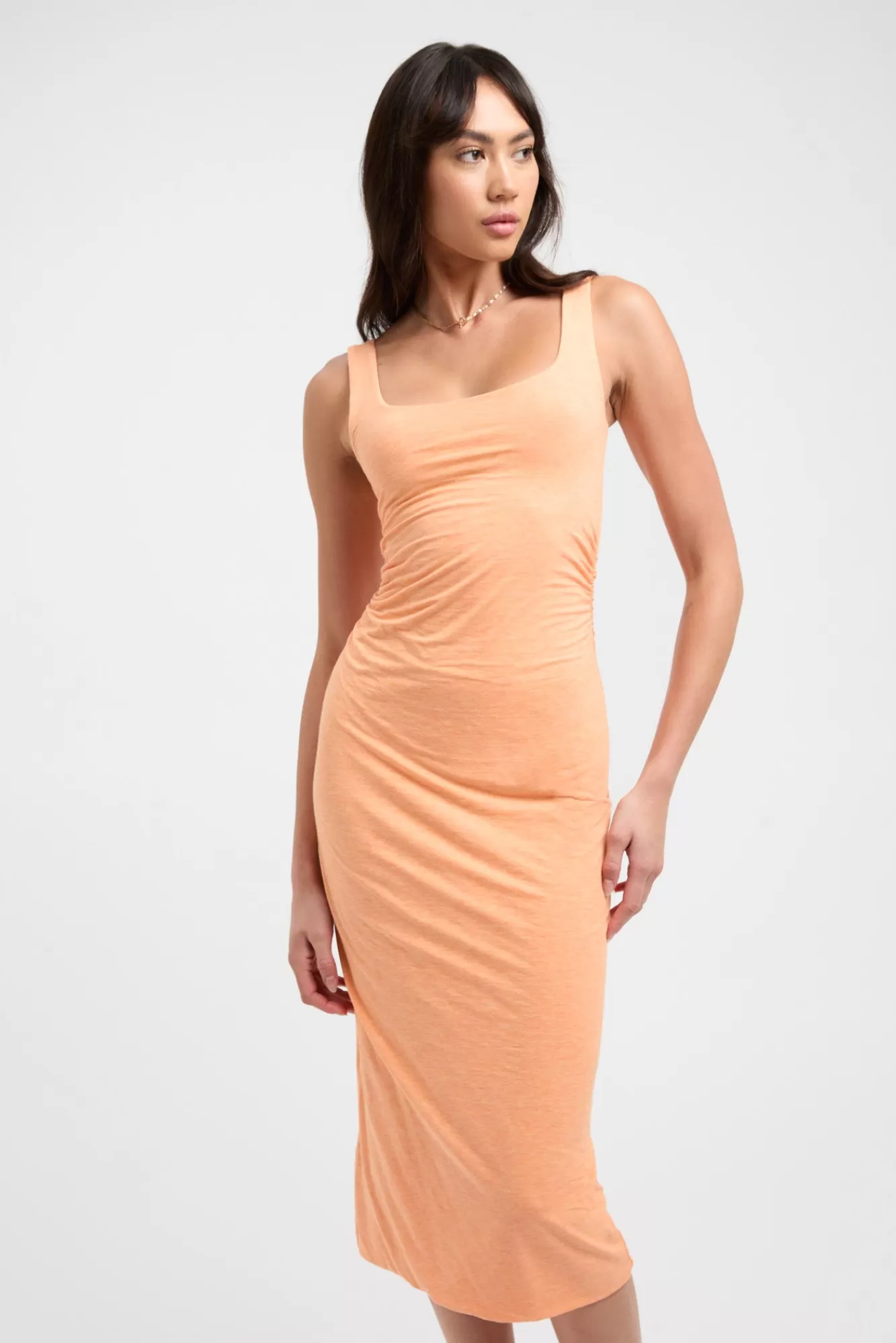 KOOKAÏ Sascha Midi Dress Papaya Marle Fashion