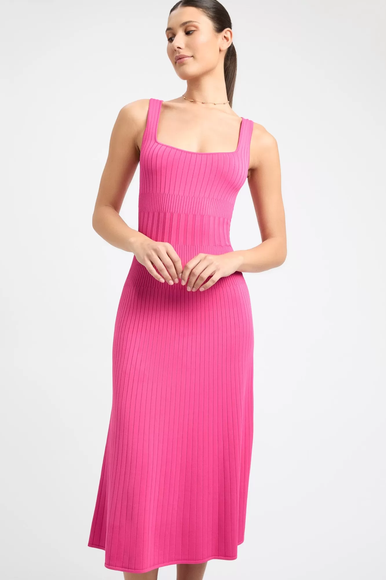 KOOKAÏ Serah Tank Midi Dress Paradise Pink Fashion