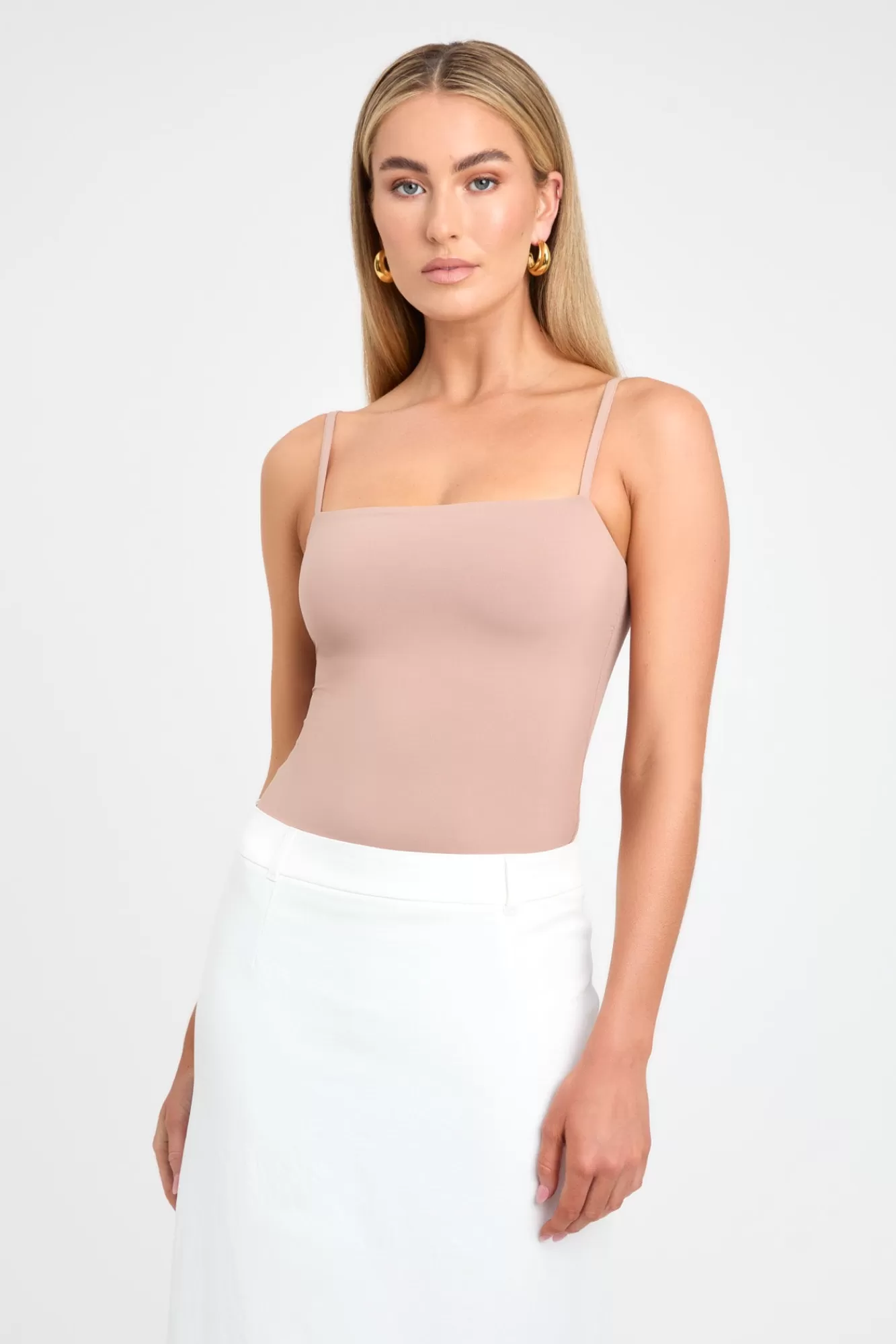 KOOKAÏ Serena Bodysuit Iced Latte Online