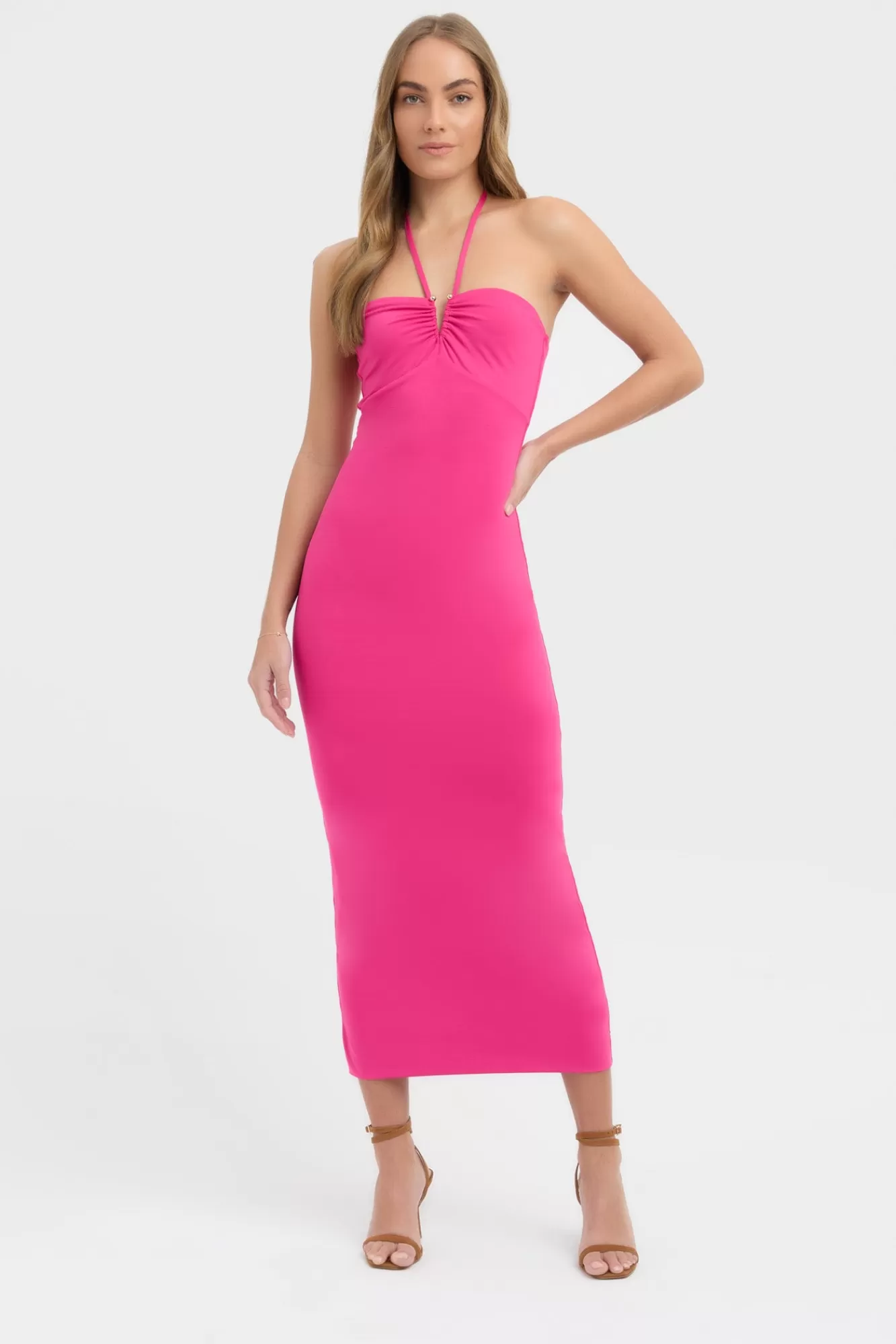 KOOKAÏ Sunday Halter Dress Paradise Pink Online