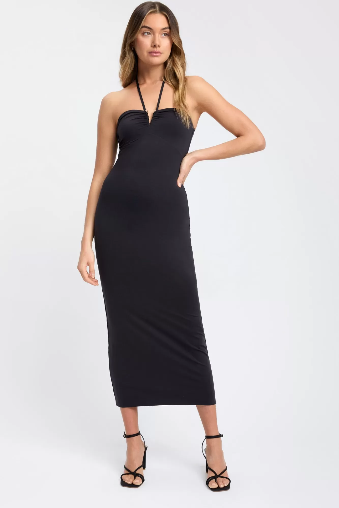 KOOKAÏ Sunday Halter Dress Black Flash Sale