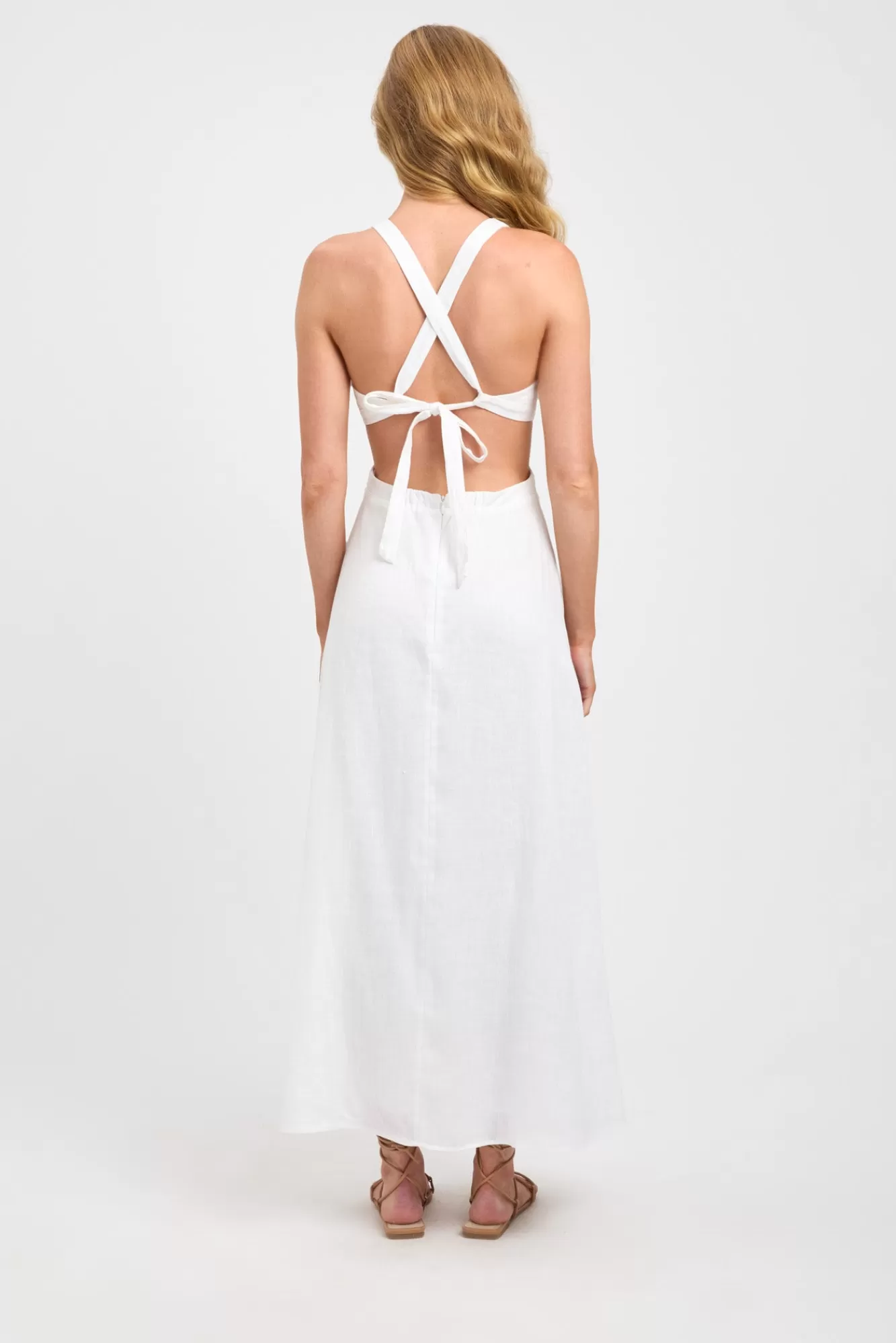 KOOKAÏ Tahiti Midi Dress White Best