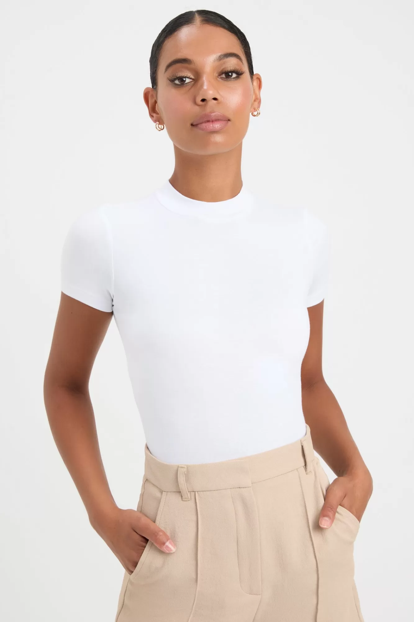 KOOKAÏ Tessa Bodysuit White Sale