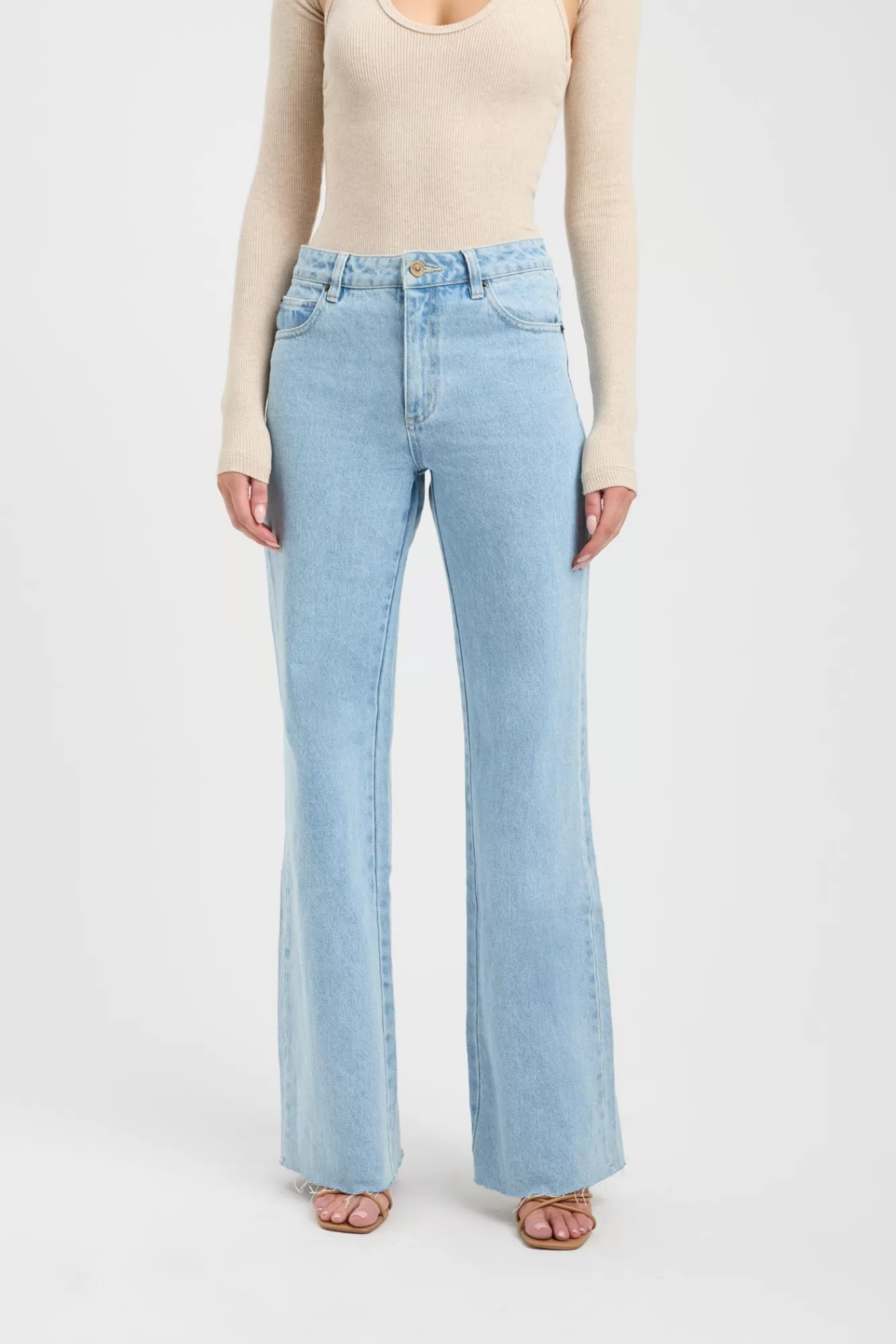 KOOKAÏ Tony Mid-Rise Jeans Harbour Blue Best Sale