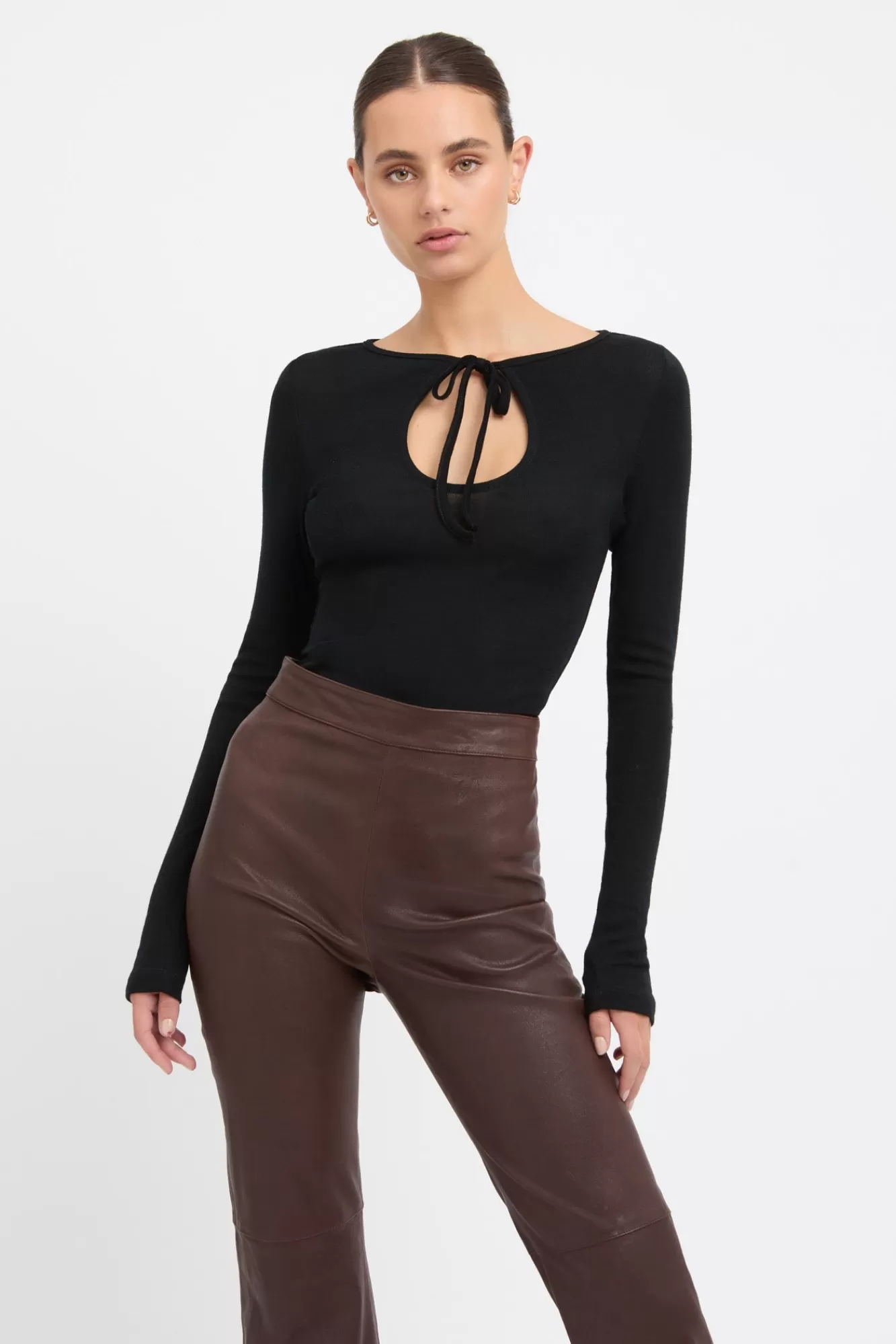 KOOKAÏ Vance Tie Top Black Clearance