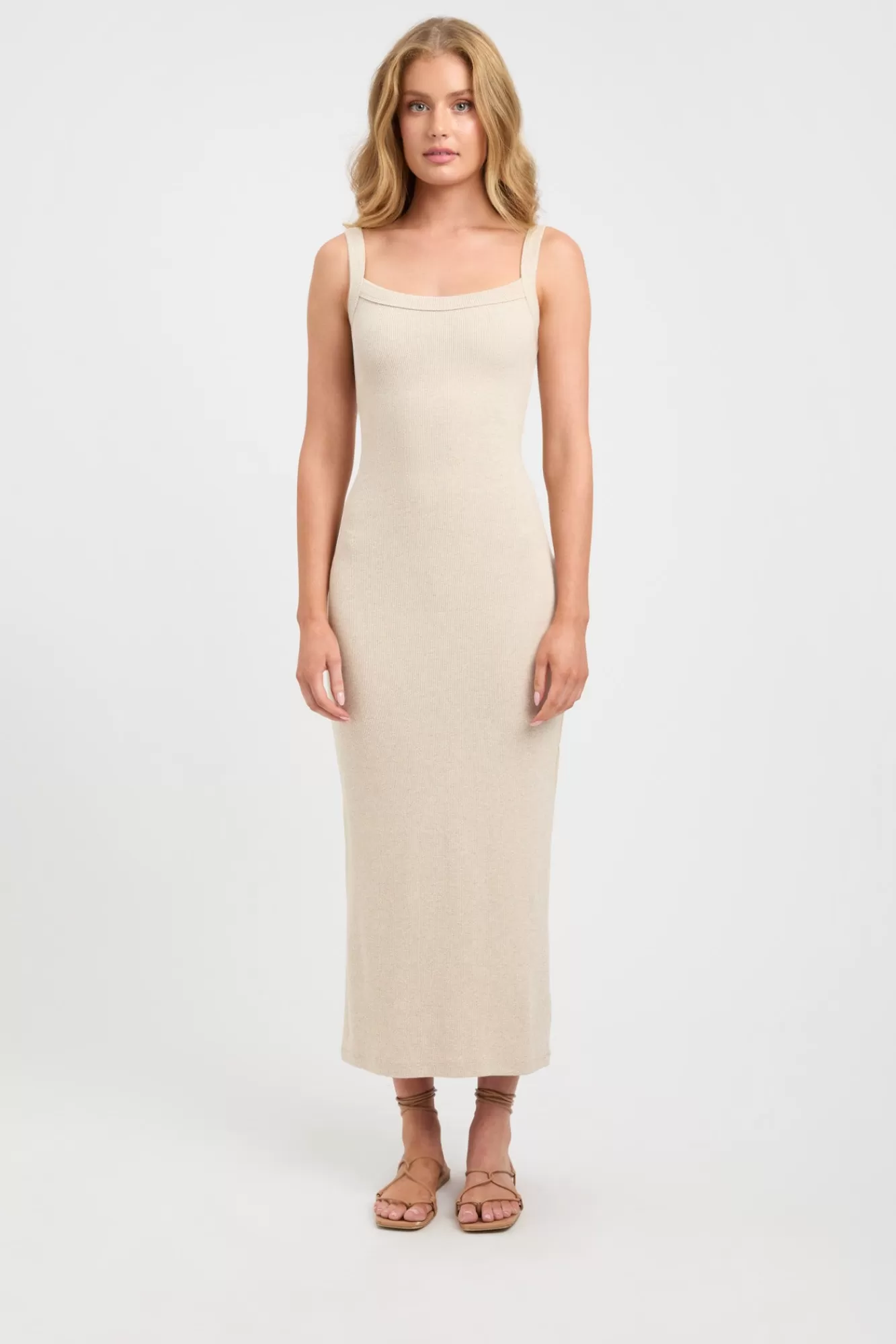 KOOKAÏ Vanesa Midi Dress Eggshell Marle Shop