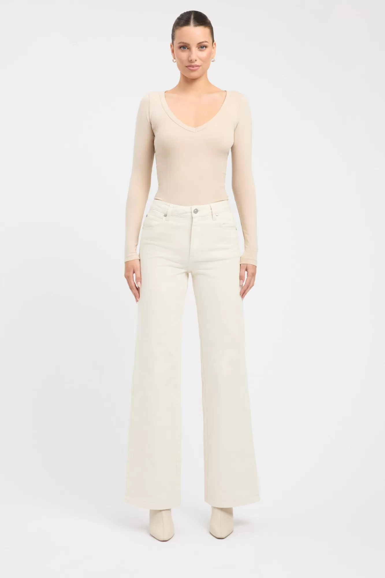 KOOKAÏ Victoria Top Smoke Beige Outlet