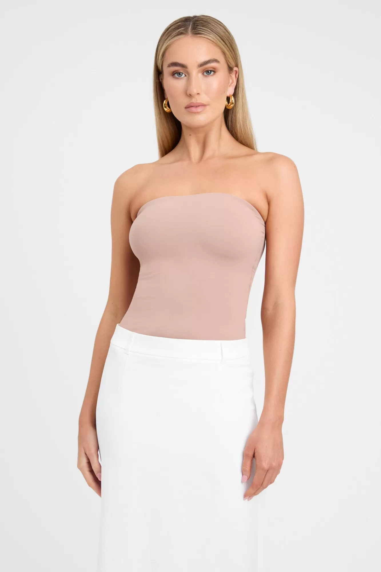 KOOKAÏ Vita Strapless Top Iced Latte Fashion