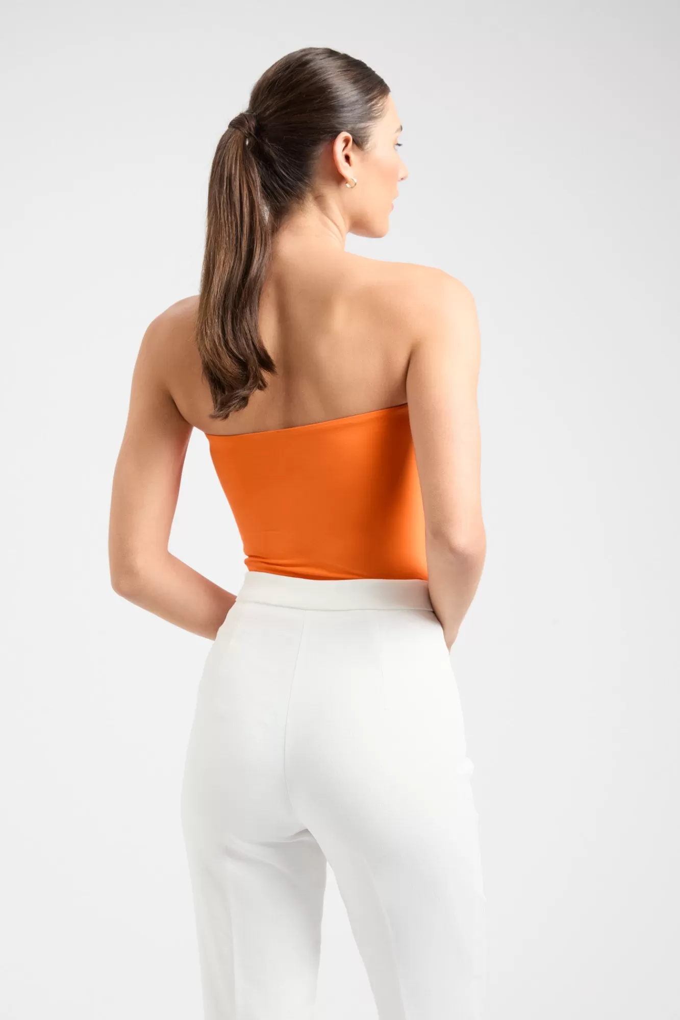 KOOKAÏ Vita Strapless Top Citrus Orange Shop