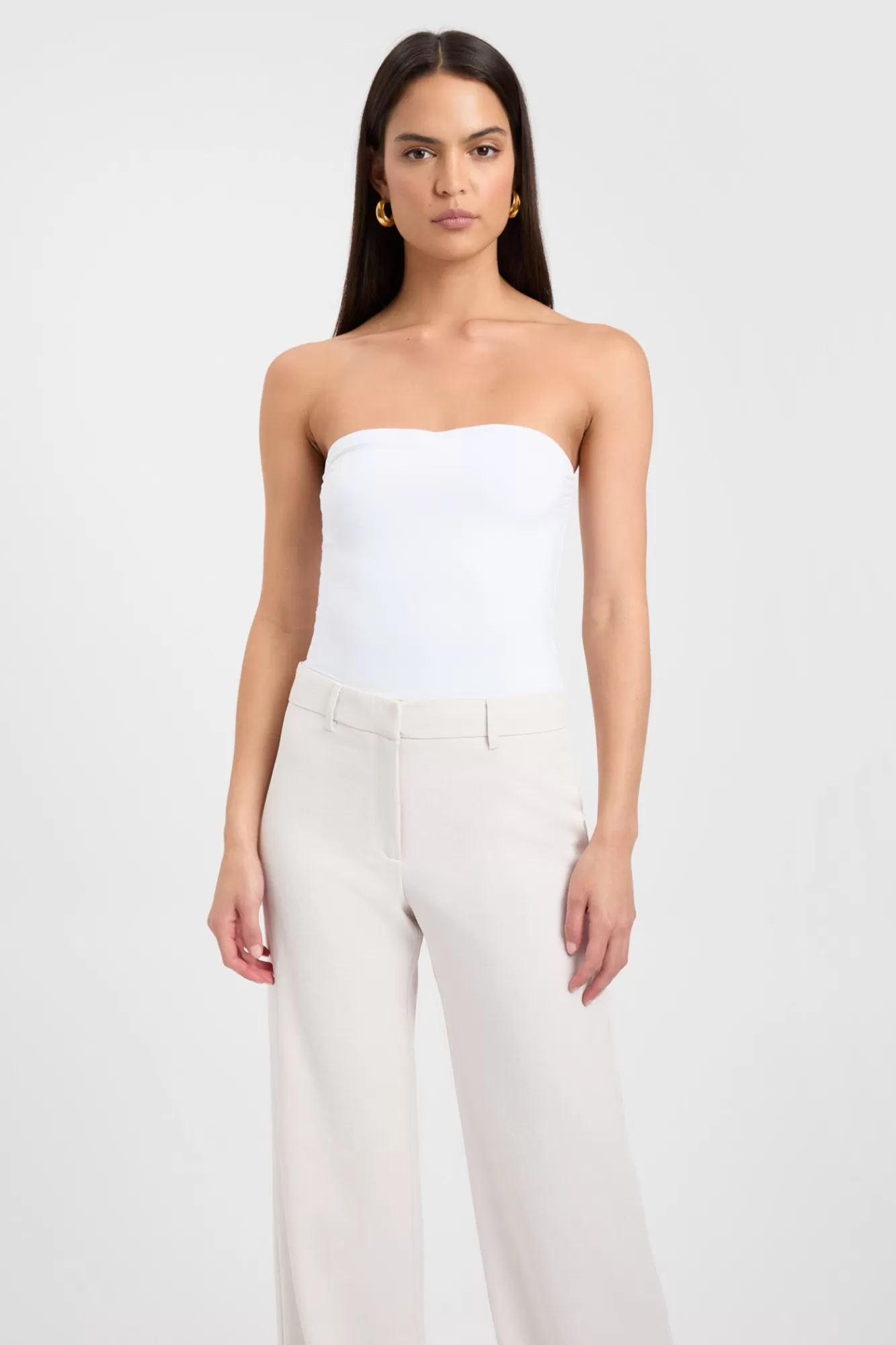 KOOKAÏ Vita Strapless Top White Store