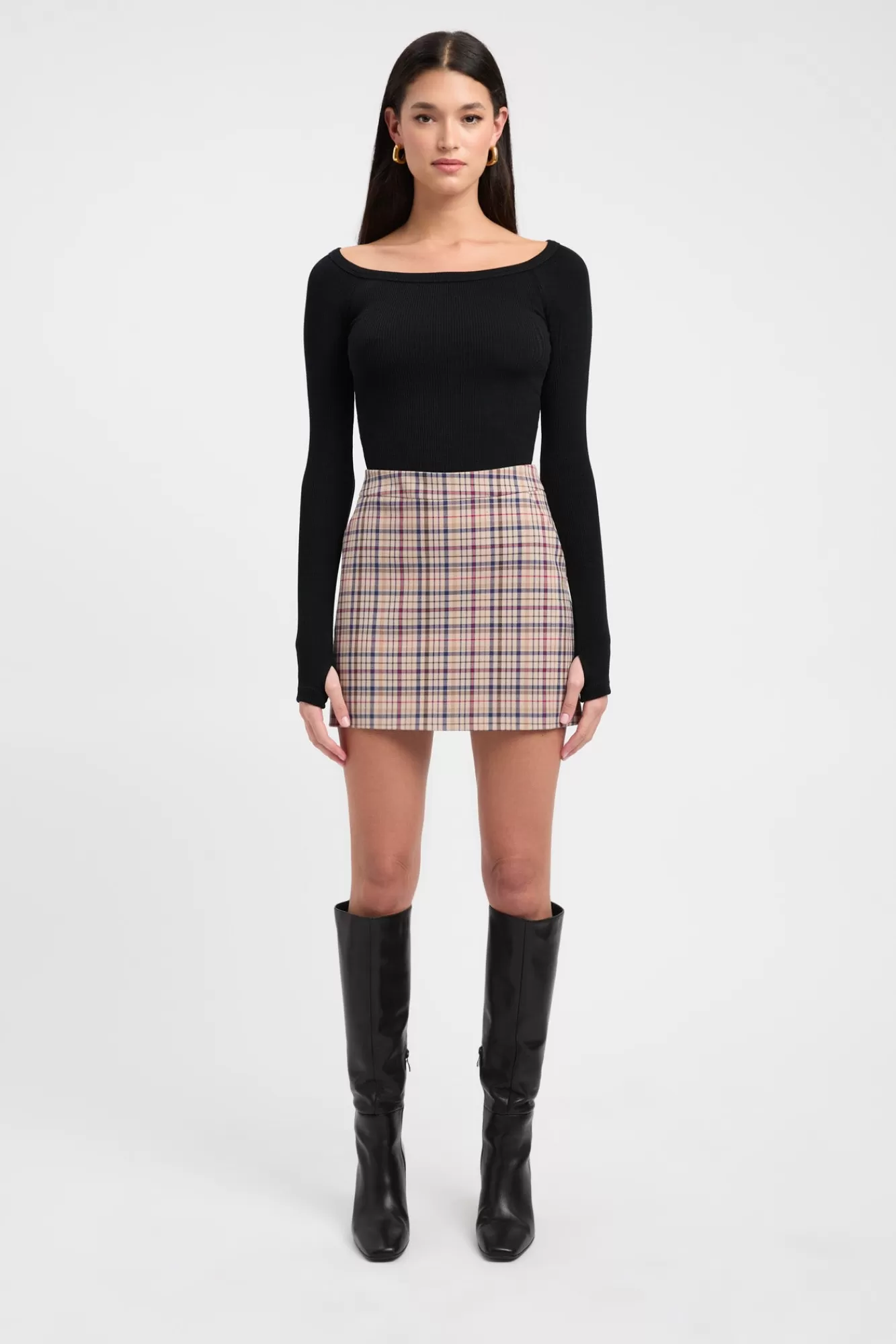 KOOKAÏ Winnie Mini Skirt Multi Cheap